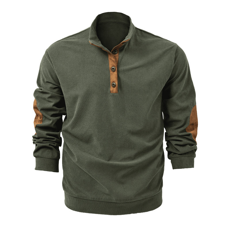 Samuel - Men's Outdoor Stand Collar Sweater