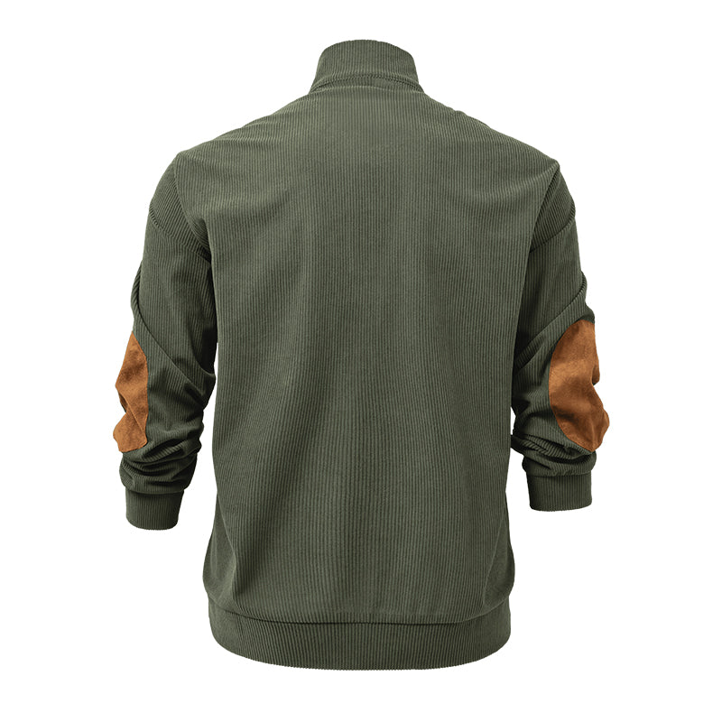 Samuel - Men's Outdoor Stand Collar Sweater