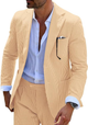Men’s Striped Formal Suit Set | Two Piece
