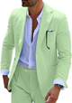 Men’s Striped Formal Suit Set | Two Piece