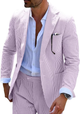 Men’s Striped Formal Suit Set | Two Piece