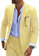 Men’s Striped Formal Suit Set | Two Piece