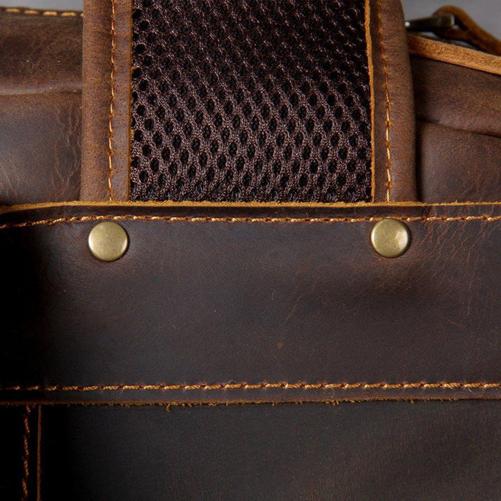 Lucien - Brown Leather Backpacks