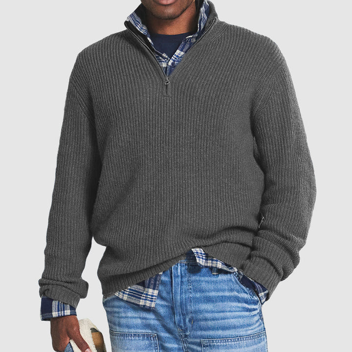 Men’s Half-Zip Sweater | Long Sleeve