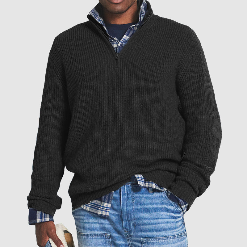 Men’s Half-Zip Sweater | Long Sleeve