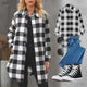 Women’s Plaid Jacket | Long Sleeve