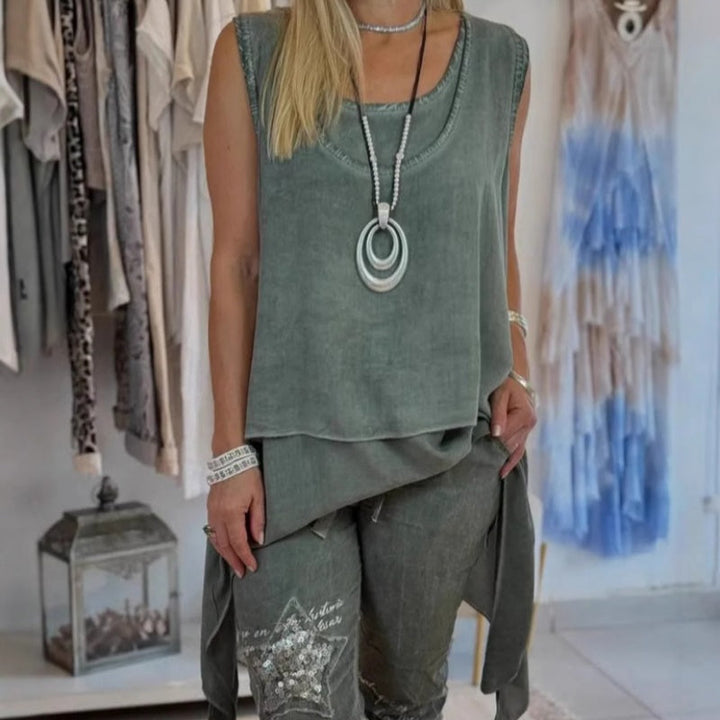 Women’s Casual Two-Piece Set | Sleeveless
