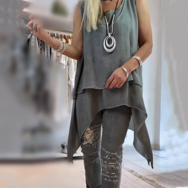 Women’s Casual Two-Piece Set | Sleeveless
