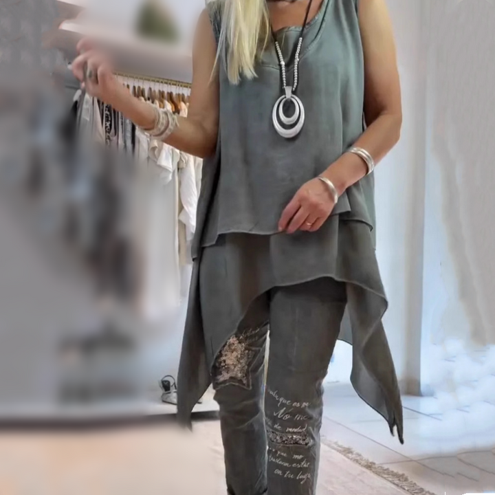 Women’s Casual Two-Piece Set | Sleeveless