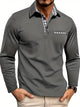 Men’s Collar Polo Shirt | Long Sleeve