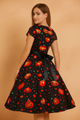 Women’s Halloween Costume Dress | Pumpkin & Ghost Print