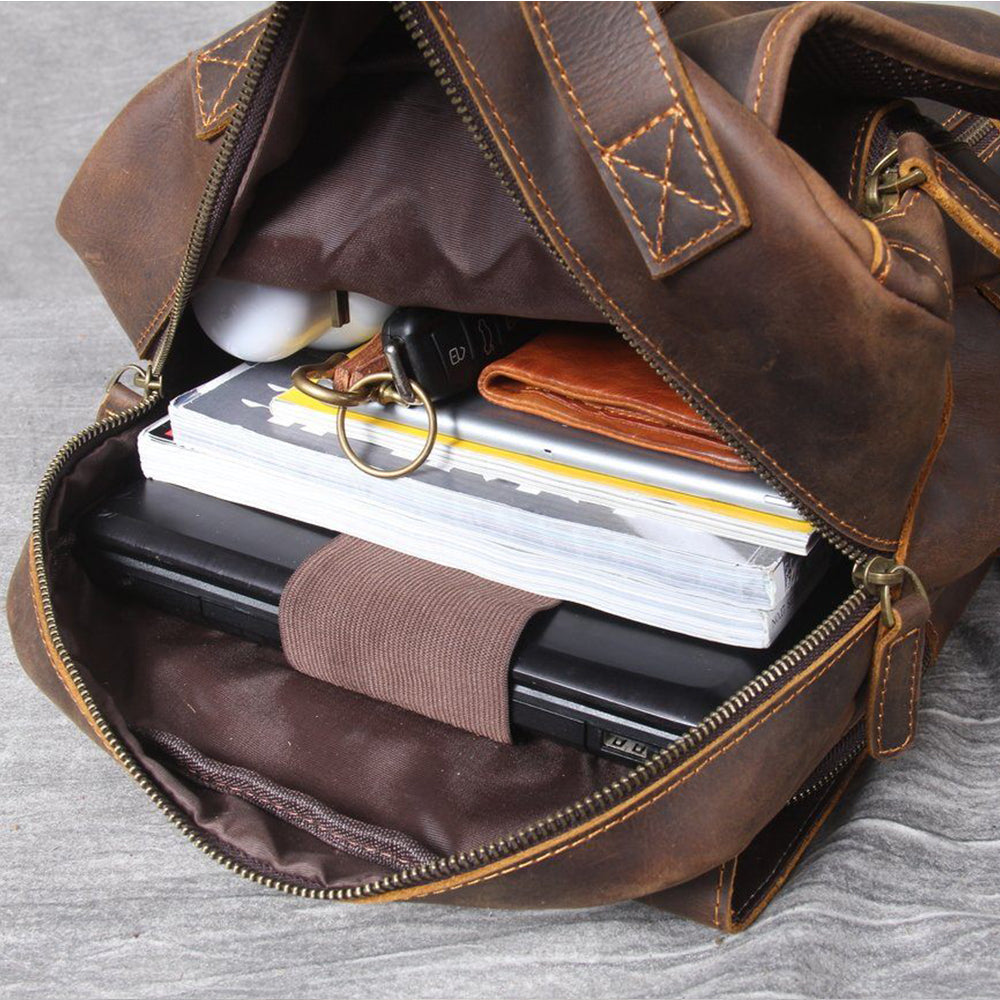 Lucien - Brown Leather Backpacks