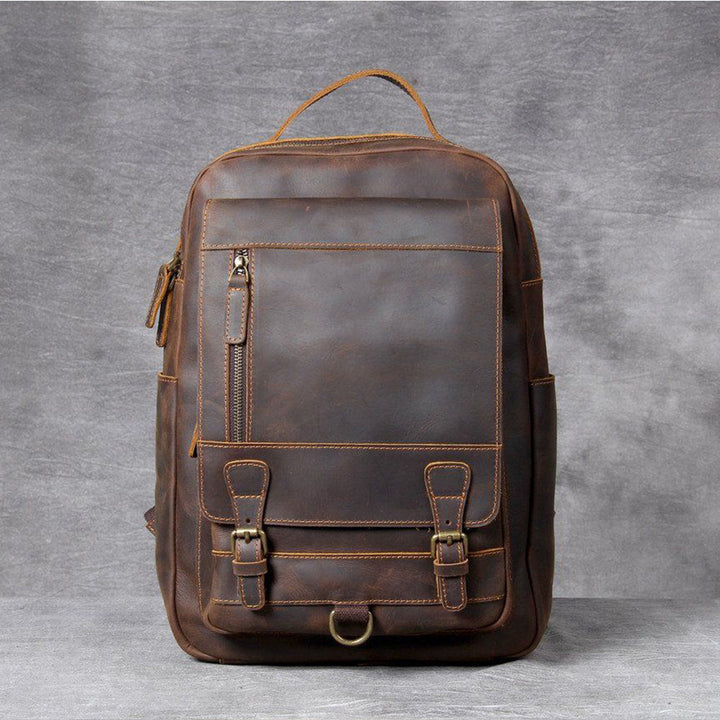 Lucien - Brown Leather Backpacks