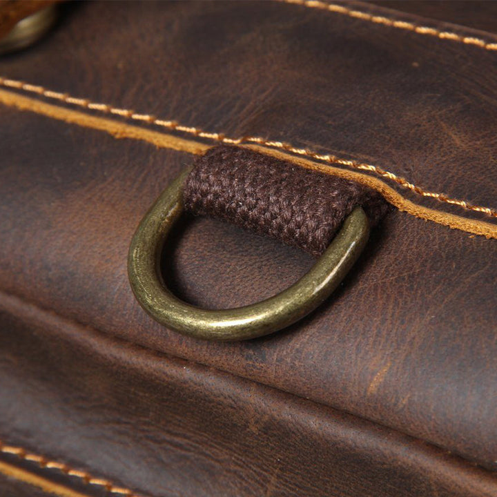 Lucien - Brown Leather Backpacks