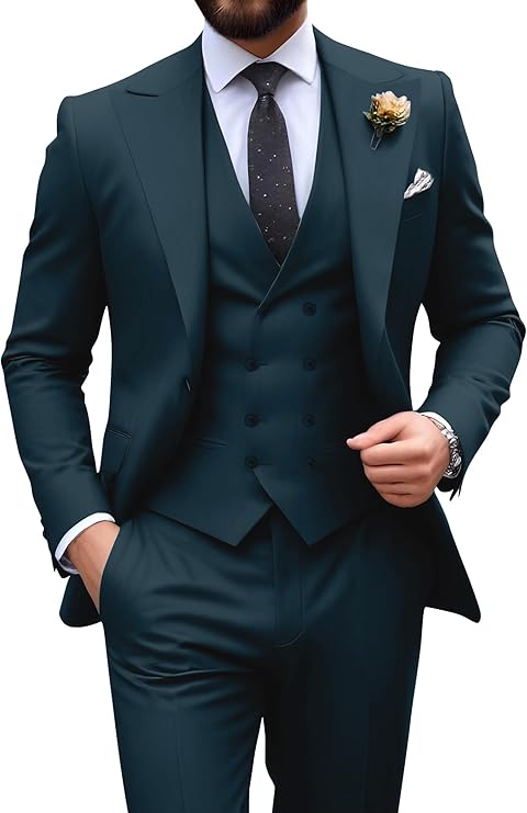 Men’s 3-Piece Slim Fit Suit | Formal Wedding