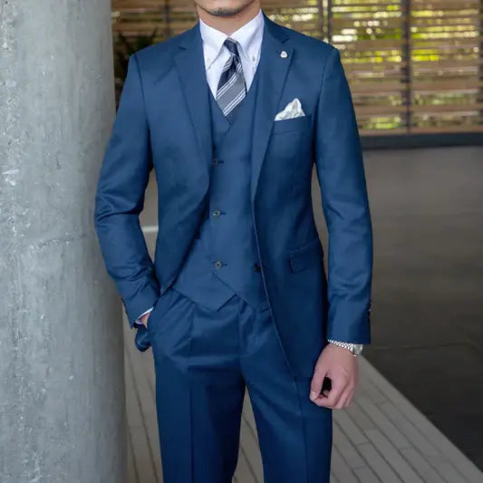Fraser - 3-Piece Suit with Chest Pocket