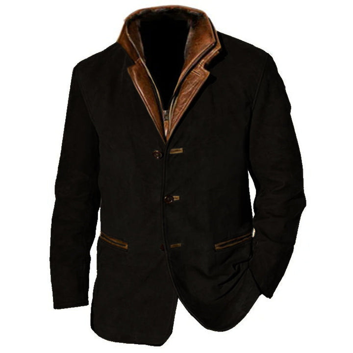 Hamza - Men's Classic Leather Jacket