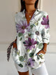 Women’s Printed Button Shirt | Casual Fit