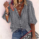 Women’s Printed Button Loose Shirt | Casual Fit