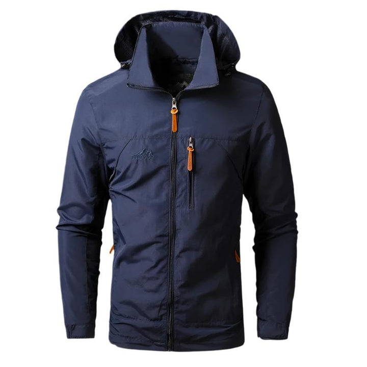 Men’s Waterproof Windbreaker Jacket | Hooded
