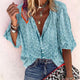 Women’s Printed Button Loose Shirt | Casual Fit