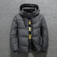 Men’s Hooded Winter Jacket | Quilted Zip-Up