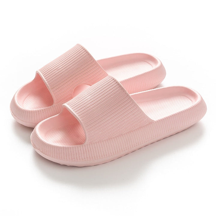 Unisex Platform Cloud Slides | Soft Sole