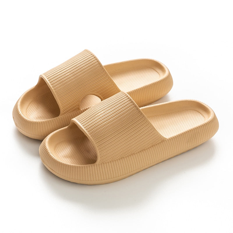 Unisex Platform Cloud Slides | Soft Sole