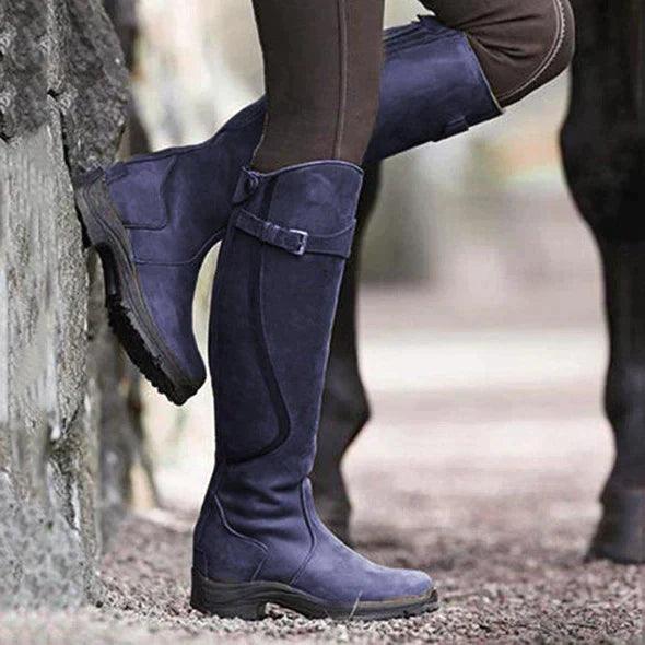 Women’s Tall Riding Boots | Buckle Strap