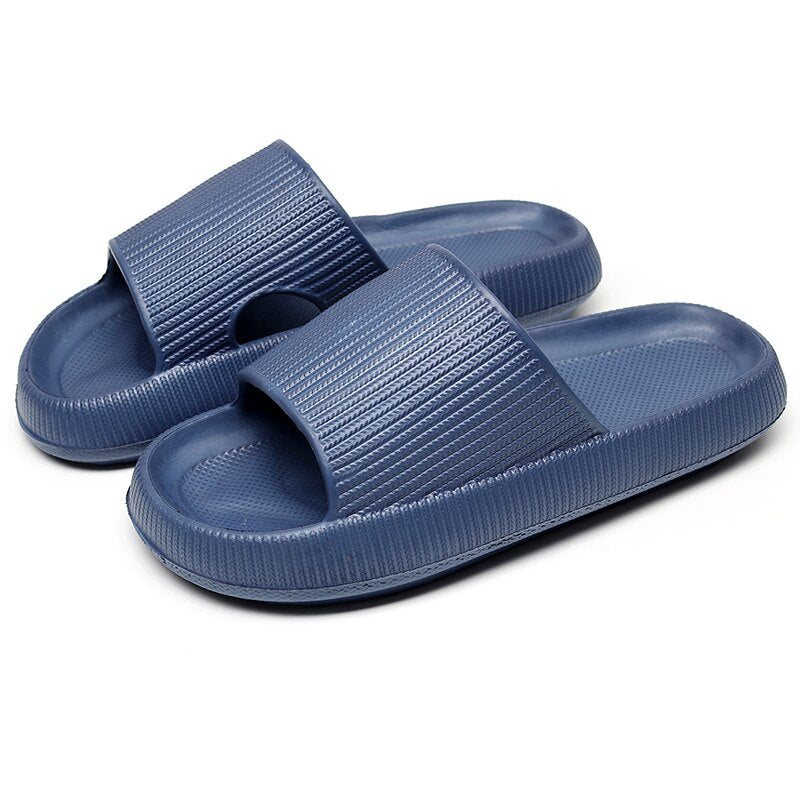 Unisex Platform Cloud Slides | Soft Sole