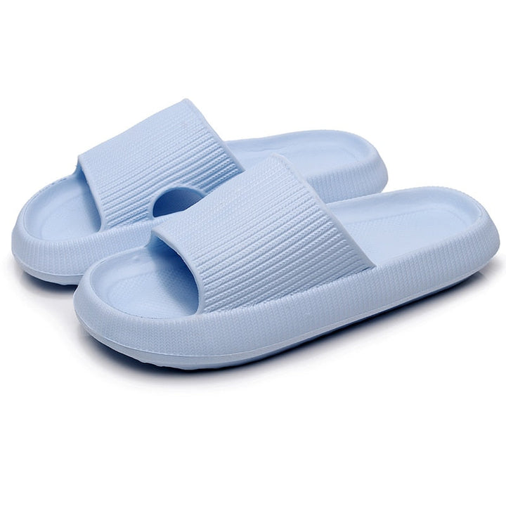 Unisex Platform Cloud Slides | Soft Sole