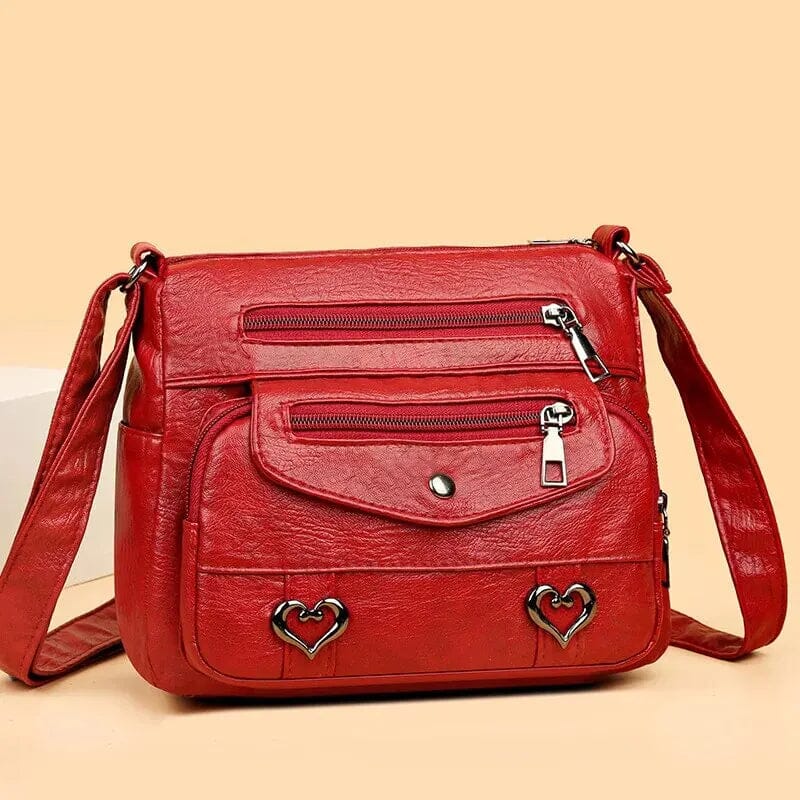 Women's Crossbody Bag | Multi-Zip