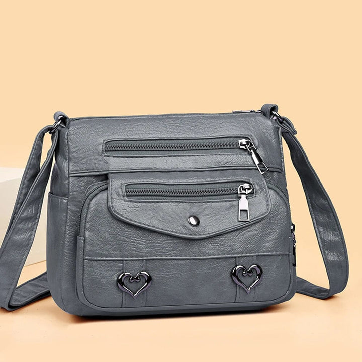 Women's Crossbody Bag | Multi-Zip