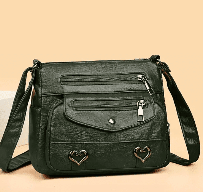 Women's Crossbody Bag | Multi-Zip