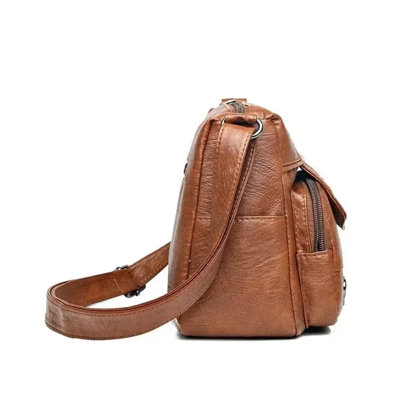 Women's Crossbody Bag | Multi-Zip