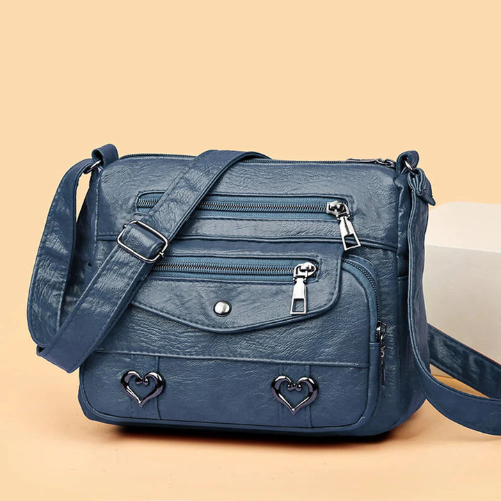 Women's Crossbody Bag | Multi-Zip