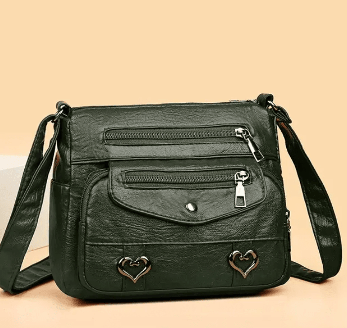 Women's Crossbody Bag | Multi-Zip