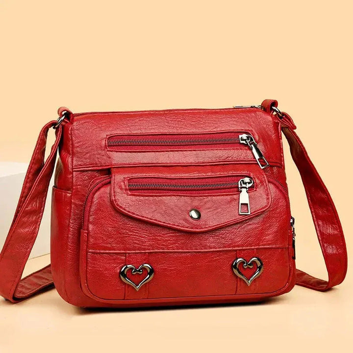 Women's Crossbody Bag | Multi-Zip