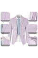 Men’s Striped Formal Suit Set | Two Piece