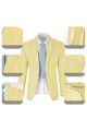Men’s Striped Formal Suit Set | Two Piece