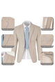 Men’s Striped Formal Suit Set | Two Piece