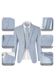 Men’s Striped Formal Suit Set | Two Piece
