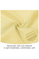 Men’s Striped Formal Suit Set | Two Piece