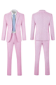 Men’s Striped Formal Suit Set | Two Piece