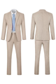 Men’s Striped Formal Suit Set | Two Piece