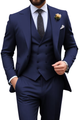 Men’s 3-Piece Slim Fit Suit | Formal Wedding