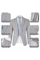 Men’s Striped Formal Suit Set | Two Piece