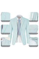 Men’s Striped Formal Suit Set | Two Piece