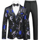 Men’s Floral Blazer Suit Set | Formal Partywear